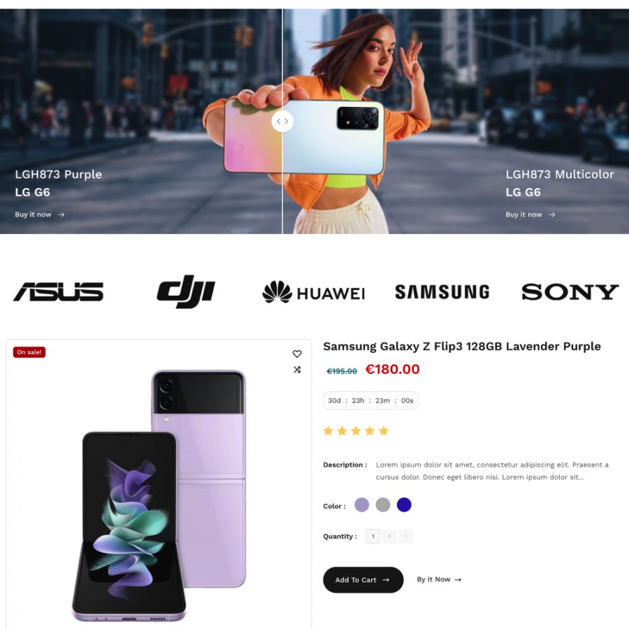 Unique - Phones, Electronics and Household Appliances Prestashop Theme