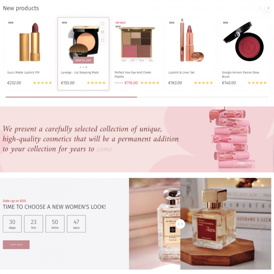 PerfectShop - Beauty and Cosmetics, Health, Medicine Prestashop Theme