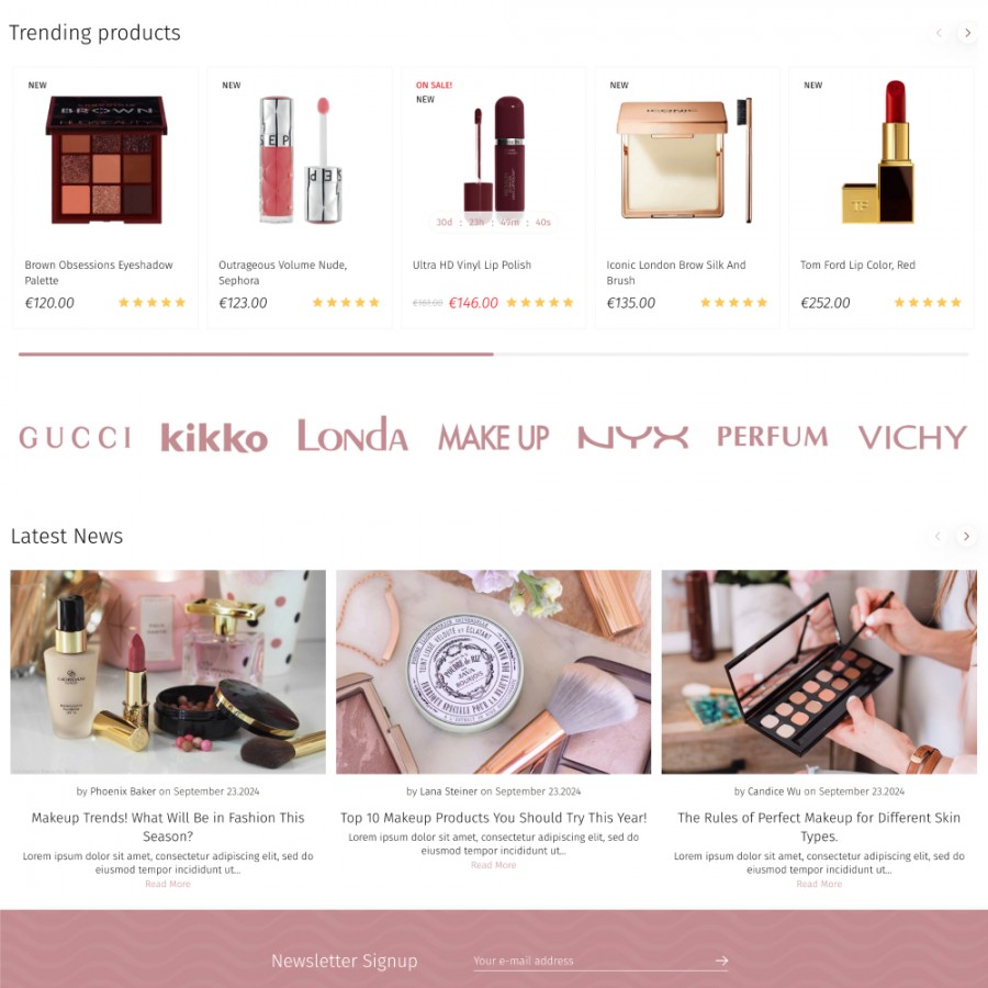 PerfectShop - Beauty and Cosmetics, Health, Medicine Prestashop Theme