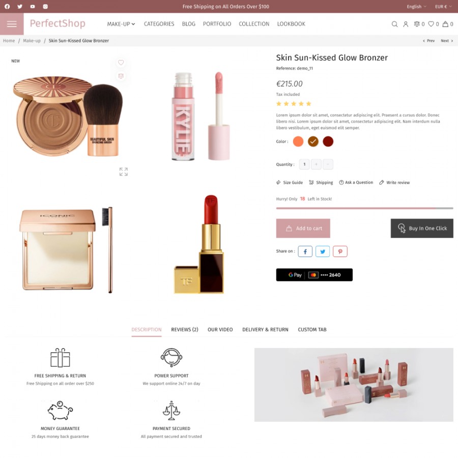 PerfectShop - Beauty and Cosmetics, Health, Medicine Prestashop Theme