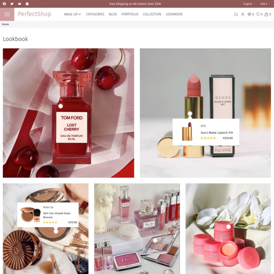 PerfectShop - Beauty and Cosmetics, Health, Medicine Prestashop Theme