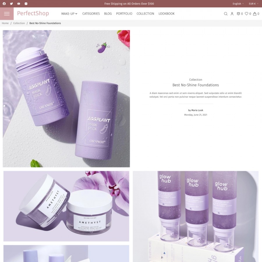 PerfectShop - Beauty and Cosmetics, Health, Medicine Prestashop Theme