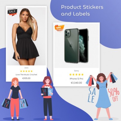Product Stickers and Labels Prestashop Module