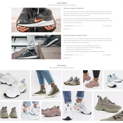 New Step - Shoes & Clothes, Fashion Watches Prestashop Theme