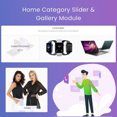 Home Category Slider & Gallery Prestashop Module