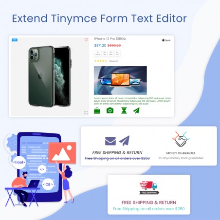 Extend Tinymce Form Text Editor Prestashop Module