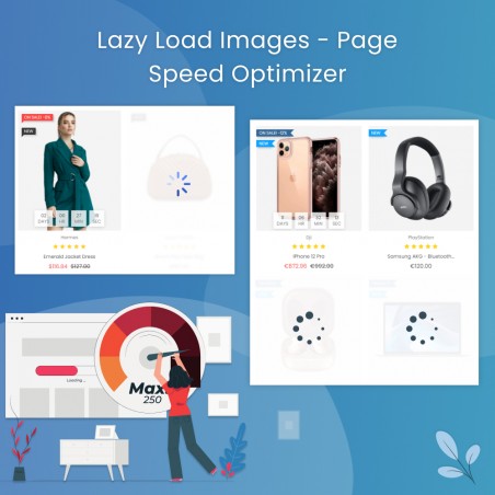 Lazy Load Images - Page Speed Optimization Prestashop Module