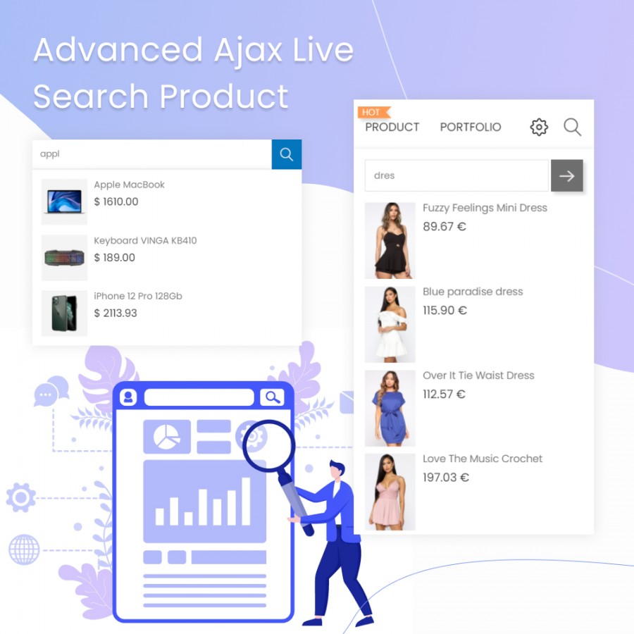 Live Search Product Ajax Free Prestashop Module
