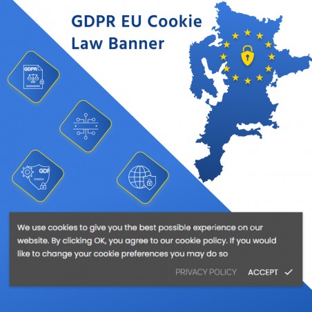 GDPR EU Cookie Law Compliance Banner Prestashop Module