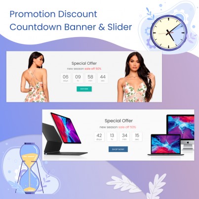 Promotion Discount Countdown Banner & Slider Prestashop Module