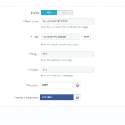 Messenger Live Chat With Customers Prestashop Module