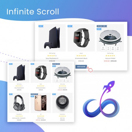 Infinite Scroll & Load More Product Prestashop Module