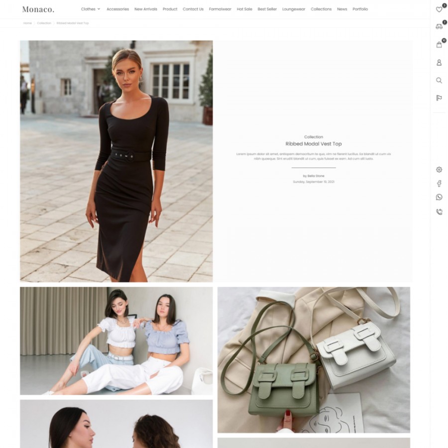 Monaco Fashion – Clothes & Shoes Prestashop Theme