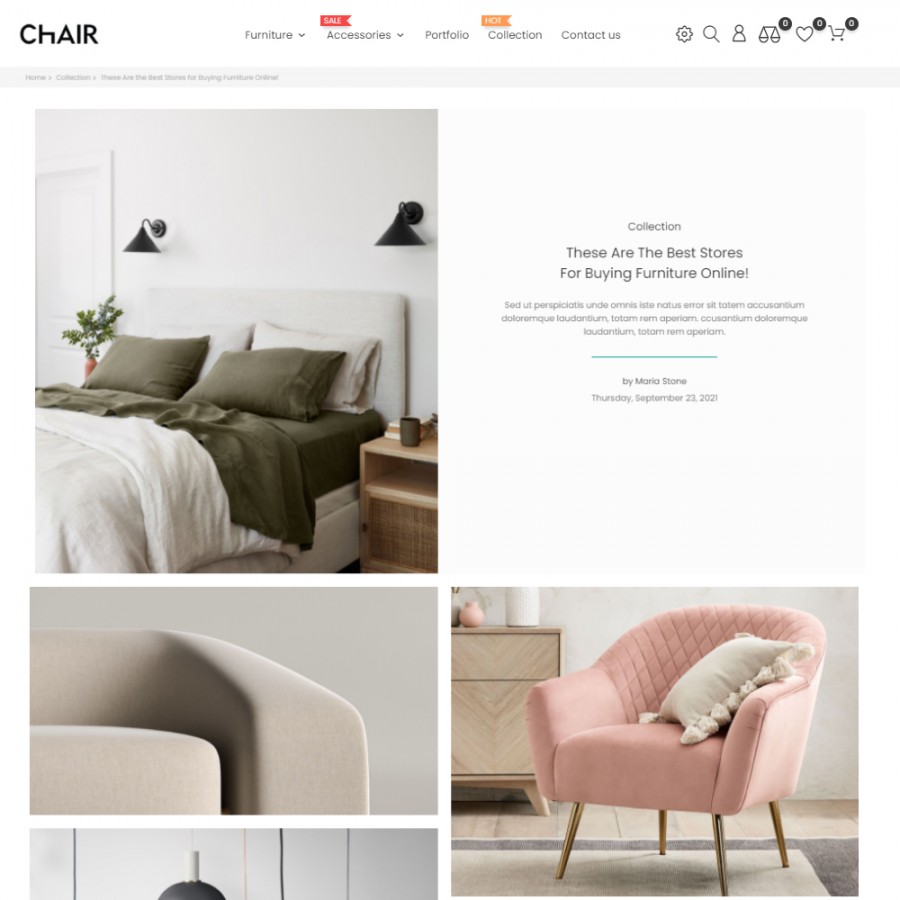 Chair Furniture - The New Style Interior & Decor, New Prestashop Theme