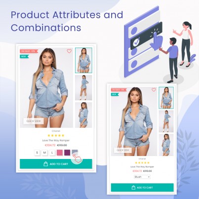 Product Attributes and Combinations Prestashop Module