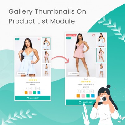 Gallery Thumbnails On Product List Prestashop Module
