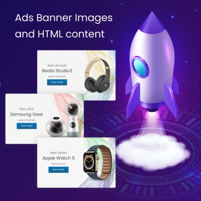 Ads Banner Images and HTML Content Prestashop Module